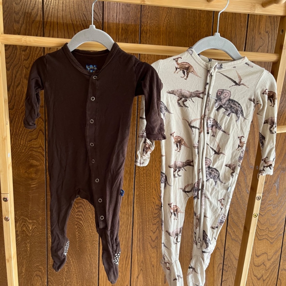 Posh Peanut and KicKee Pants Dinosaur Baby Mini Bundle - Picture 2 of 2